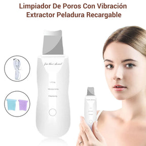 Peeling ultrasónico Sonic Skin Ionización Limpiador facial antiarrugas