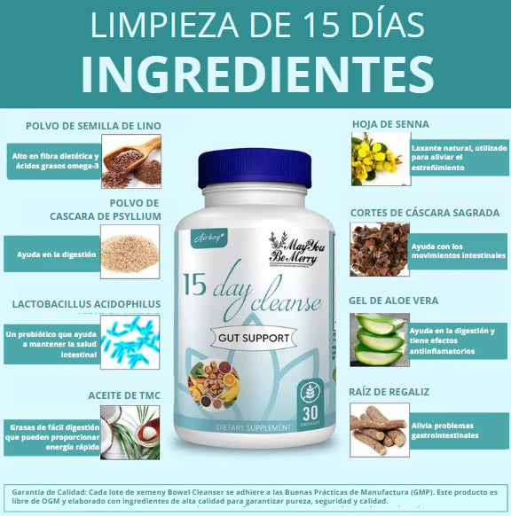 Limpieza Intestinal de 15 Días