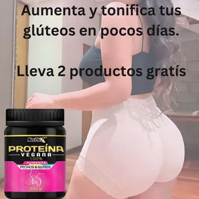 Proteína Vegana para Aumentar Senos y Glúteos + 2 Productos Gratis 🔥