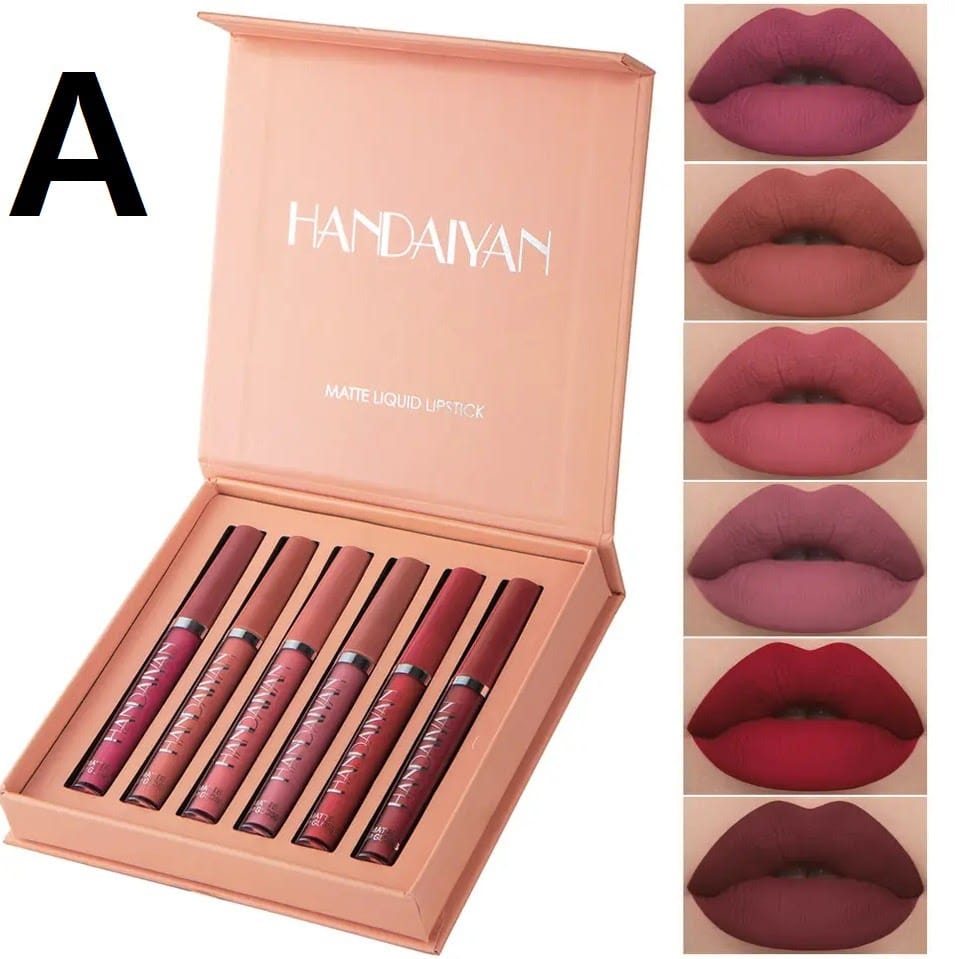 SET DE LABIALES VOLUMINIZADORES TONOS MATE - PAGA 4 Y RECIBE 6 UNIDADES!